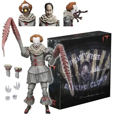 Buy NECA IT Pennywise The Dancing Clown 2017 Ultimate 7  Action Figur 1:12 Boxed • 32.39£