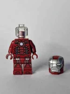 Buy 233. LEGO Iron Man Minifigure (Mark Mk 5 Armour) (sh566) 76125 • 7£