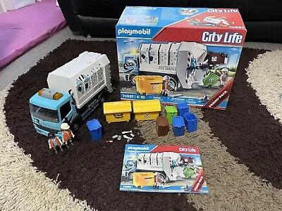 Buy Playmobil Set 70885 City Life Recycling Truck With Flashing Light, RC-Compatible • 24£