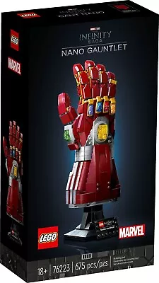 Buy LEGO 76223 Marvel Nano Gauntlet Infinity Saga Avengers Endgame New Sealed • 119.99£