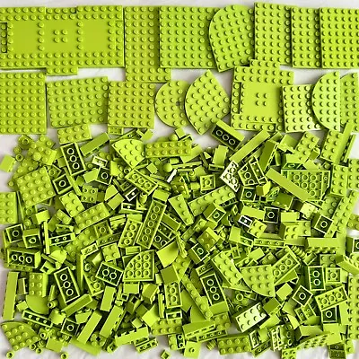 Buy LEGO 500g Bundle LIME GREEN Bricks Plates Slopes Small Pieces Parts Bulk Joblot • 10£