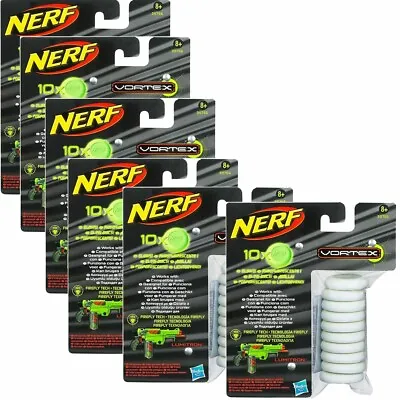 Buy 60 X Nerf Vortex Glow In The Dark Disc Ammo Refill For Nerf Toy Shooting Guns • 4.95£