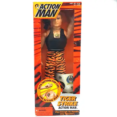 Buy ACTION MAN ☆ TIGER STRIKE Figure Doll Vintage HASBRO Kenner Box SEALED Boxed • 44.99£