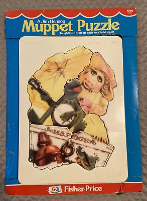 Buy Vintage Fisher Price 1981 Muppets Miss Piggy Balloon Ride #599 Puzzle W Box • 4.26£