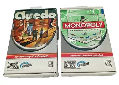 Buy �Parker Clueodo And Monopoly Compact Travel Game Travel Board Game⚡ • 14.38£