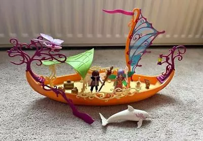 Buy Playmobil 9133 Fairy Enchanted Floating Boat With Dolphin Used / Clearance • 16.95£