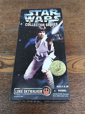Buy Vintage Star Wars Luke Skywalker Collectors Series 12” Doll Action Figure 1996 • 24.99£