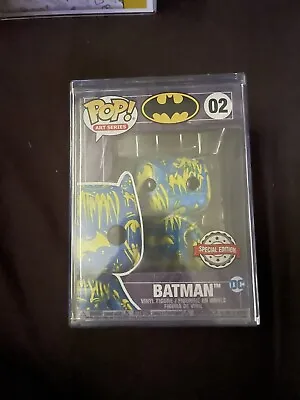 Buy Funko Pop! Art Series Batman 02 + Sealed In Hard Stack Pop Protector  • 19.99£