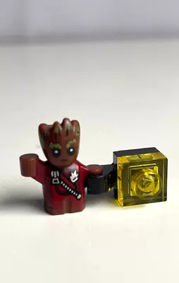 Buy Groot Baby Guardians Of The Galaxy Super Heroes Lego Minifigure Sh379 76080 • 11.95£