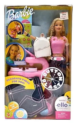 Buy 2002 Ello Button Blast Barbie Doll With Button Press / Mattel 56946, NrfB • 70.35£