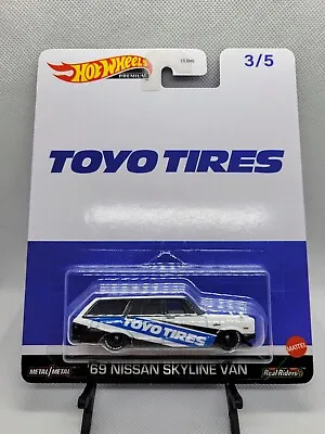 Buy Hot Wheels Pop Culture, Toyo Tires, '69 Nissan Skyline Van 3/5 (NEW) • 8£