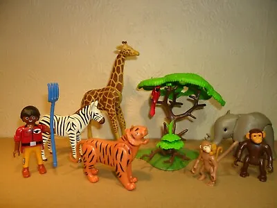 Buy PLAYMOBIL ZOO ANIMALS (Giraffe,Elephant,Zebra,Monkeys,Tiger,Job Lot) • 11.99£