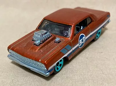 Buy Hot Wheels '64 Chevy Chevelle SS -  2021 H W Orange And Blue 1/5 • 2.50£