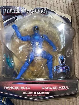 Buy Power Rangers Movie 12.5cm Blue Action Figure NEW  Damaged Box • 12£