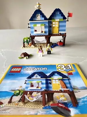 Buy Lego Creator LEGO 31063  Beachside Vacation Building Toy, Used, 7-12 Ages • 8£