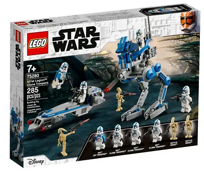 Buy 75280 LEGO Star Wars 501st Legion Clone Troopers Playset 285 Pieces Age 7+ BNIB • 34.98£