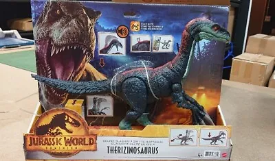 Buy ‼️BRAND NEW OFFICIAL‼️Jurassic World Dinosaur Therizinosaurus MATTEL Dino  • 17.95£