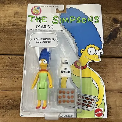 Buy Vintage The Simpsons Marge Simpson Action Figure Mattel 1990 Original Sealed • 35£