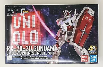 Buy Bandai 1:144 Hg Rx-78-2u Gundam Uniqlo's Customized Mobile Suit Gunpla Model Kit • 52.56£