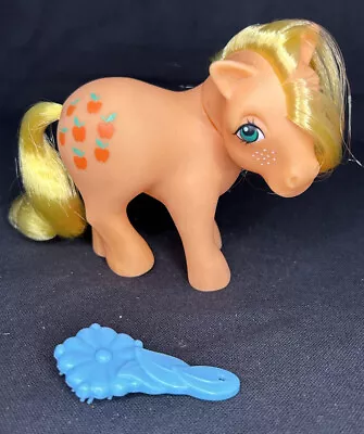 Buy APPLEJACK With Brush G1 My Little Pony Earth Ponies 1980s Vintage Retro • 20£