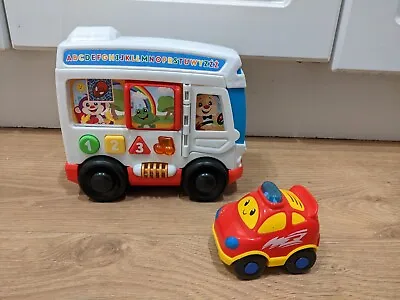 Buy Polish Fisher Price Smart Stages Learning Van And Toot Toot Style Car Bundle • 3.99£