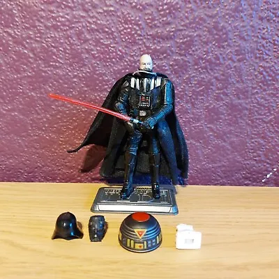 Buy Darth Vader With Removeable Helmet + Display Stand Star Wars Hasbro 2008 • 10£