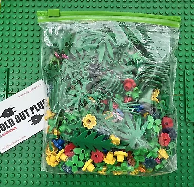 Buy LEGO Mixed Flowers, Plants, Leaves, Trees X50 Job Lot Great Value • 6.99£
