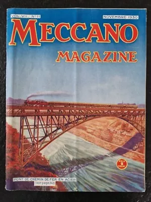 Buy Meccano Magazine #11 November 1930 Antique Toy Magazine Hornby • 2.57£