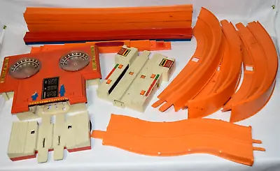 Buy 1969 Hot Wheels Track Lot Banked Curve, Straight, Dual-Lane Counter, Sizzlers • 28.53£