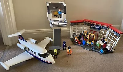 Buy Playmobil Airport Bundle With Plane, Control Tower, Terminal & 13 Figures • 49.99£