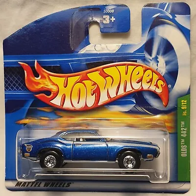Buy 2001 Hot Wheels Treasure T Hunt - Olds 442 Oldsmobile - Real Riders - SHORT CARD • 19.99£