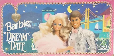 Buy Barbie Dream Date Board Game Golden # 5068 Mattel 1992 Vintage Stains Read ⬇️ • 33.07£