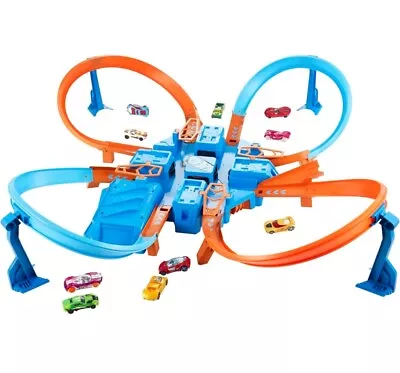 Buy Hot Wheel Criss Cross Crash Motorised Track PlaySet Kids Boy Toys Gifts UK • 49.99£