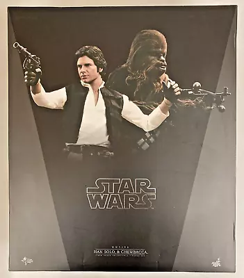 Buy Hot Toys MMS263 Han Solo & Chewbacca Star Wars 4 Ⅳ A New Hope 1/6 Figure • 726.19£