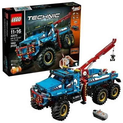 Buy LEGO TECHNIC: 6x6 All Terrain Tow Truck (42070) Retired Set • 225£