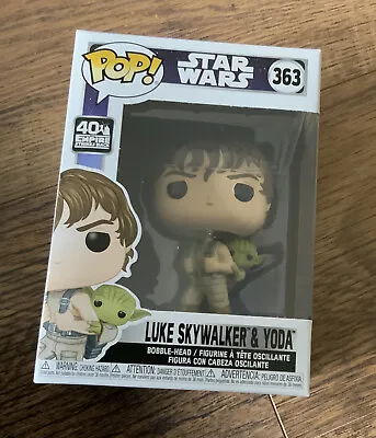 Buy Funko Pop! Star Wars Luke Skywalker & Yoda Training Collectible  Figure BNIB • 14.99£