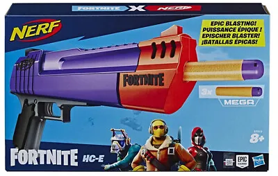 Buy New Official Nerf Fortnite Epic Blasting Hc-e Mega Bullet Gun Toy • 13.99£
