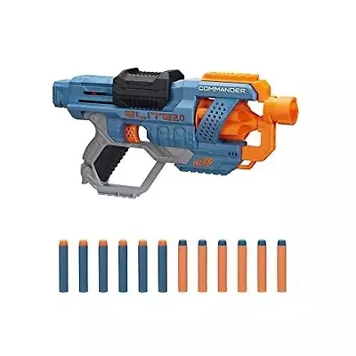Buy NERF Elite 2.0 Commander RD-6 Blaster Gun • 9.99£