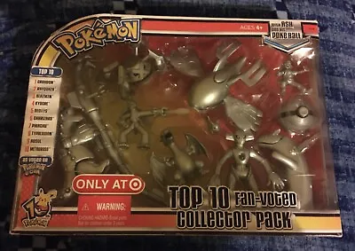 Buy 10th Anniversary Pokemon Figures Hasbro Silver Top 10 Charizard MISSING ABSOL • 54.95£