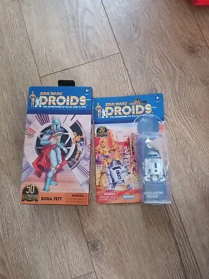 Buy  Star Wars Droids  Boba Fett And R2 D2 Action Figures • 19£