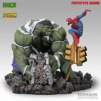 Buy Marvel Exclusive Hulk Vs Spiderman Sideshow Diorama • 2,316.69£