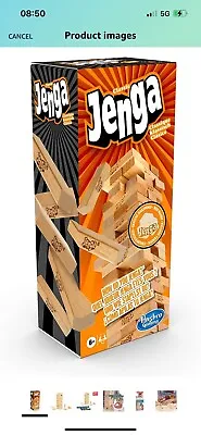 Buy Hasbro Gaming Jenga Classic, Children's Game That Promotes Reaction Speed From 6 • 13£