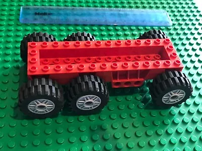 Buy Lego Technic RED Super Truck Base / Chassis With 6 Spoked GREY 30.4 Wheels • 3.99£