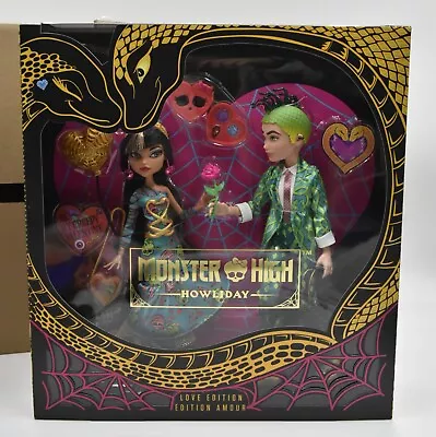 Buy Mattel Monster High Dolls Love Edtion Howliday Cleo De Nile Deuce Gorgon Dolls • 158.74£