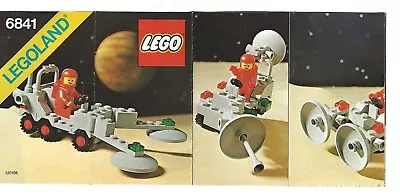 Buy Lego - Instructions Only - Space - Classic - 6841 - Mineral Detector - 1980 • 4£