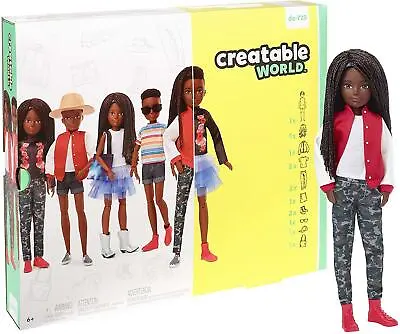 Buy Barbie CREATABLE WORLD Deluxe Character Doll Braided Hair & Accessories GGG55 • 16.99£