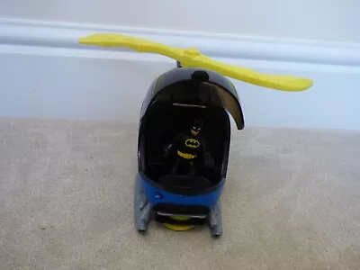 Buy Imaginext Fisher Price DC Super Friends Batman Batcopter With 2 Shooter Discs • 6£