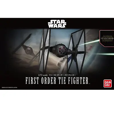 Buy Bandai Star Wars FIRST ORDER TIE FIGHTER 1/72 • 26.72£