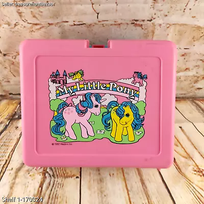 Buy Vintage My Little Pony Lunchbox 1987 Bluebird Toys Pink • 29.95£