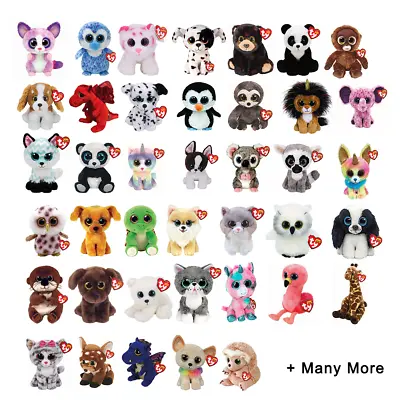 Buy Official TY Beanie Boos 6'' Soft Plush Toys • 6.64£